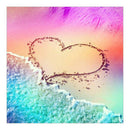 Multi Colored Beach 5D Diamond DIY Painting Craft Kit Home Wall Hanging