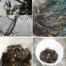 6 Sides 12 Holes Automatic Fishing Net NylonÃ‚Â Crab Fish Trap ShrimpÃ‚Â Cage (D) A