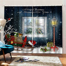 Christmas Curtains for Bedroom Thermal Insulated Curtains for Living Room Window