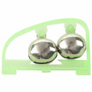 5 Pcs Double Bell Fish Pole Rod Fishing Light Alarm Bells Green Q4A4