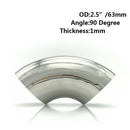 Stainless Steel Elbow 90 Degree Pipe Tube Bend Fitting Mandrel 63mm 2.5"  Z BX