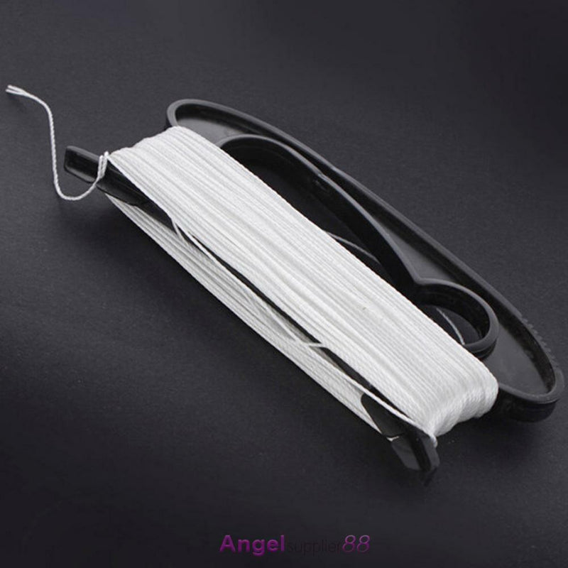 100M D-Shape White Line String Flying Kite Handle Board Outdoor Flying Tool