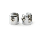 4Pcs 6-8mm Glass Brackets Zinc Chrome Alloy Shelf Holder Support Clamp ME