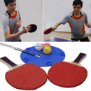 Elastic soft shaft rebound table tennis trainer including 3PCS PingPong Bal F2I6