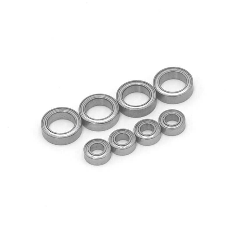 8Pcs Ball Bearings 4X8X3mm 8X12X3.5mm for HSP Himoto E18 WLtoys 1/18 RC Ca6 I2B5