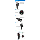 Dual USB 3.1A Display Voltage Car Charger Volt 2Port Adapter For Smart Phone