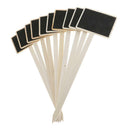 40X Mini Wooden Chalkboard Weddings  Name Price Tag Plant Markers
