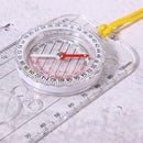Orienteering Camping Scouts Baseplate Map Magnifying Compass Ruler Scale