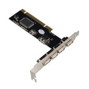 PCI To USB 2.0 Expansion Card Controller Adaptor Hub Converter For PC