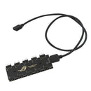 10 RGB Sync HUB Splitter Extension Cable for Motherboard RGB Fan (12V 4Pin) SN9F