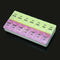 7 Day Tablet Pill Storage Box Medicine Container Case Light Yellow+Light  EHE