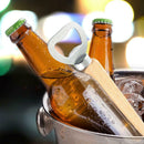 Stainless Steel Bottle Opener Wood Handle Drink Beer Lid Kitchen Launcher