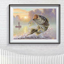 5D DIY Full Drill Diamond Painting Fish Embroidery Mosaic Craft Kits Decor