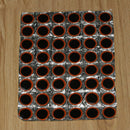 48pcs 25mm Bike Bicycle Cycling Tire Tyre Tube Puncture Repair Rubber Patch Kit