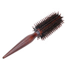 Wood Handle Bristle Anti-static Curly Hair Comb Hairdressing Radial Round Brush