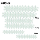 180PCS Home Decorating Window Arrangement Simulation Snowflake