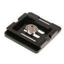 Aluminum Alloy Quick Release QR Plate Adapter with 1/4" Screw for DSLR Camera