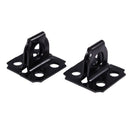 2 Set Door Safety Lock Black Metal Padlock Hasp Staple Set 50mm Long Z7A1