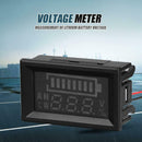 5-100V Digital Double Display Voltage Lead Acid Battery Electricity Meter