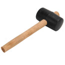 Lightweight Double Faced Mallet Wooden Shaft Handle Rubber Hammer sdf YZY
