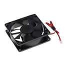 8025 80*80*25mm Cooling Fan Black for PC Case CPU Cooler Set of 5 (DC12V)