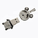 16 GB USB 2.0 Glitter Rhinestone Panda Flash Drive Flash Disk Pen Drive T7B4