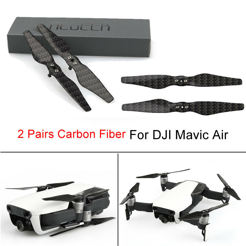 Carbon Fiber Propellers Quick-release CW & CCW 2 Pairs for DJI Mavic Air Drone