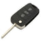 Replacement 3 Button Keyless Entry Remote Control Folding Flip Car Key Fob