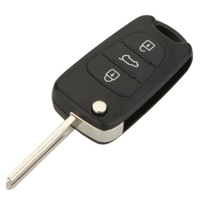 Replacement 3 Button Keyless Entry Remote Control Folding Flip Car Key Fob