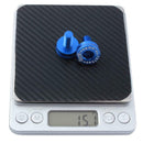 2 Pieces 7075 Aluminum Alloy Bike Bottom Bracket Waterproof Screws Blue