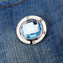 Bag Hook Bag Holder Foldable Round Handbag Hook - Light Blue C3M7