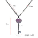 Magic Mood Stone Color Change Key Necklace fashion jewelry unisex