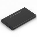 2.5" USB3.0 SDD HD Box HDD Hard Drive External Enclosure Brushed Metal Case