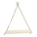 4Pieces Wall Mounted Shelves Hanging Rack with Rope Living Room Decor Gifts