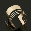 Metal Coil Open End Cuff Bracelet for Women, Mother's Day Gift Birthday Gif