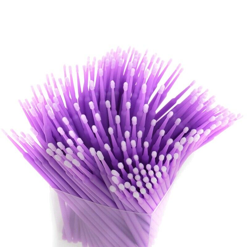 200Pcs Applicators Eyelash Swab Micro- Brush Disposable Micro-brush Extensi S9T3