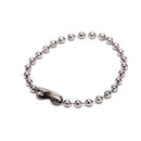 10Pcs 3.5" Long 0.09" Bead Dia Connector Clasp Ball Chain Keychain DIY J 3C