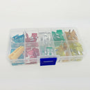 Mini 120pcs Zinc Car Fuses Blade Fuse Clip Assortment Set Auto Car Truck