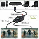 HDMI Splitter BI-Directional Switch 1 In 2 Out / 2 Input 1 Output for TV-Monitor