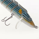 2pcs 12 Segment Multi Jointed Fishing Eel Lure Crank Baits Bass Swimbaits
