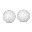 2 Pieces White Floating Golf Balls Water Golf Practice Ball Indoor Outdoor