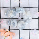 Natural Raw Blue Celestite Crystal Quartz Cluster Geode Specimen Home De %o