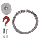 25T Steering Gear Servo Winch Wheel for 1/10 RC Crawler Car TRX4 Axial Sc JR