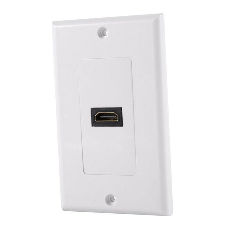 2pcs HDMI Distribution & Organization Wall Plates, Single Gang HDMI 4K