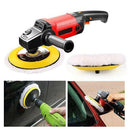10 Pcs 125 Mm Car Polishing Pad 5 Inch Inch Polish Waxing Pads Wool Polishe