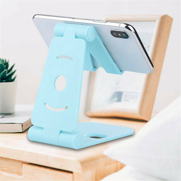 1x Universal Desk Stand Mobile Phone Tablet Holder Adjustable Foldable Portable