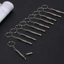 10pcs 3 in 1 Multifunctional Glasses Screwdriver Repair Kit Hand Tools