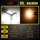 2Pcs T15 W16W 24 SMD 3030 921 912 LED Car Backup Reverse Light Bulb WhiteFT