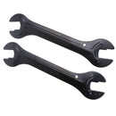 2Pcs Bike Tool Steel Bicycle Wrench Cycling Head Open End Axle Hub Spanner  O3C9