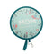 1pc Portable Round Japanese Style Folding Fans Hand Fan for Wedding Party  Z